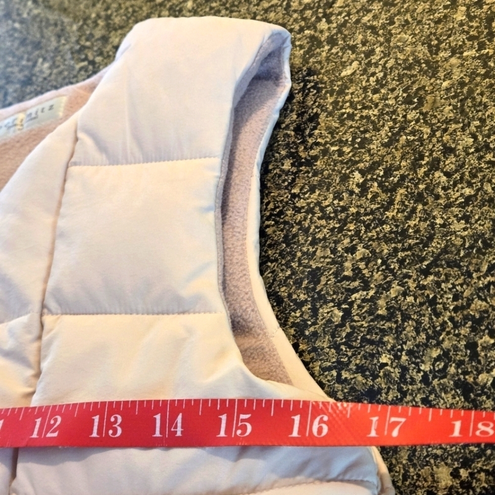 Perimitz French Casual Puffer Vest Girls Size 8 Full Zip 2-pkt Inside Drawstring - Picture 9 of 16